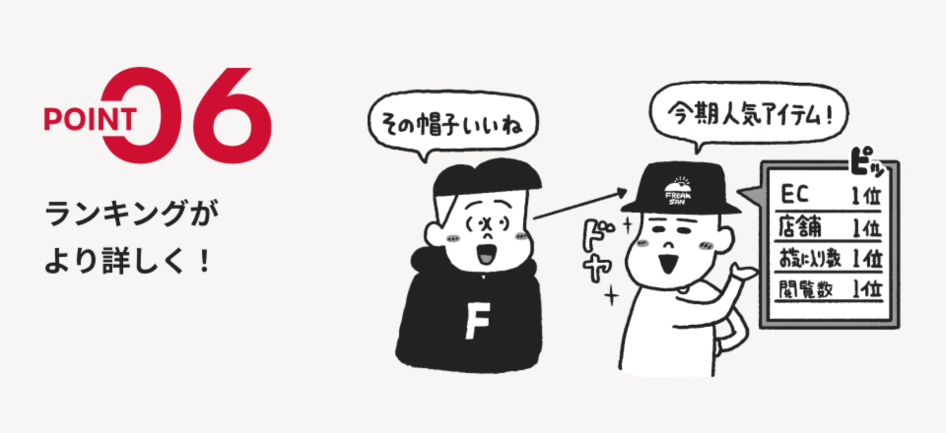 POINT06 ランキングがより詳しく！